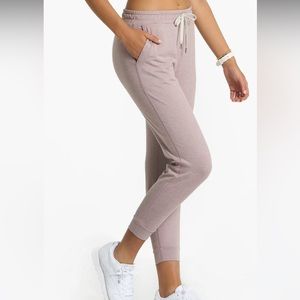Vuori performance jogger Umber Heather size L pink cream